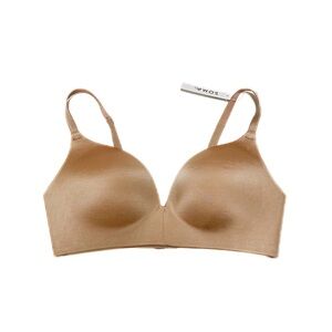Soma Stunning Wireless Push Up Bra in Warm Amber Nude Smooth Moulded Bralette